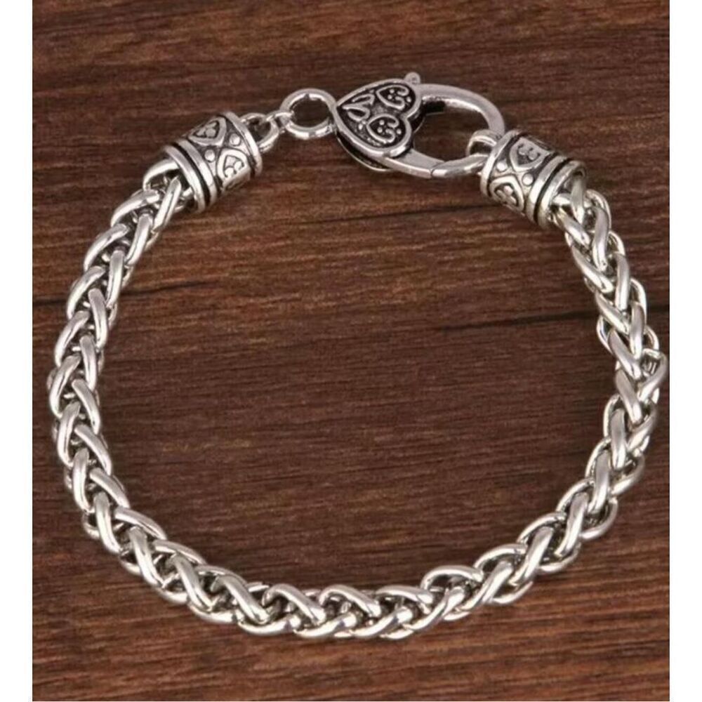 Silver Rope Heart Bracelet - Picture 6 of 6